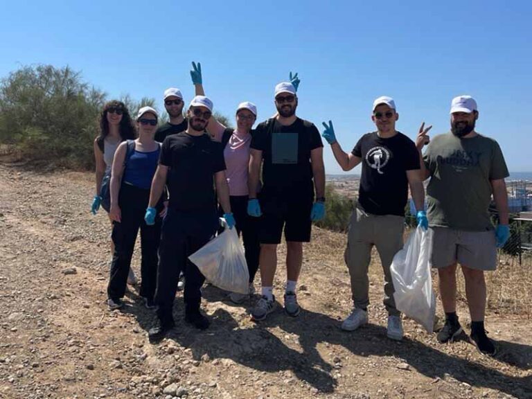 A photo of Euronet Greece employees at their Day of Caring 2024