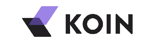 A logo for the Koin digital wallet