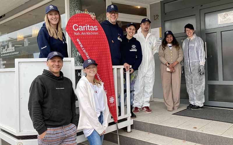 A photo of epay Germany team members at their 2024 Days of Caring activities