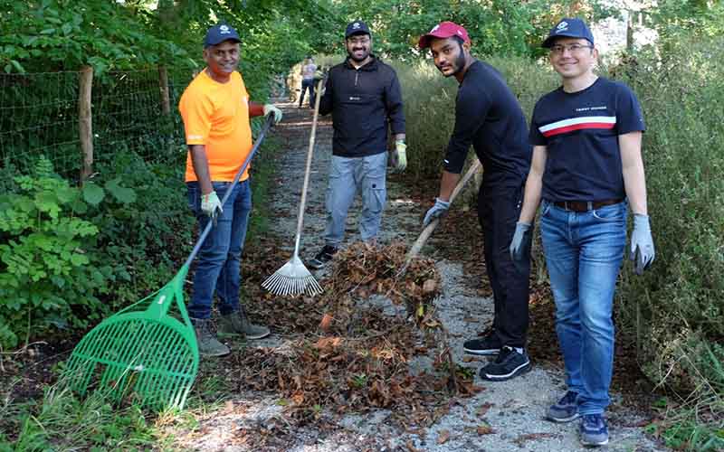 A photo of epay Germany team members at their 2024 Days of Caring activities