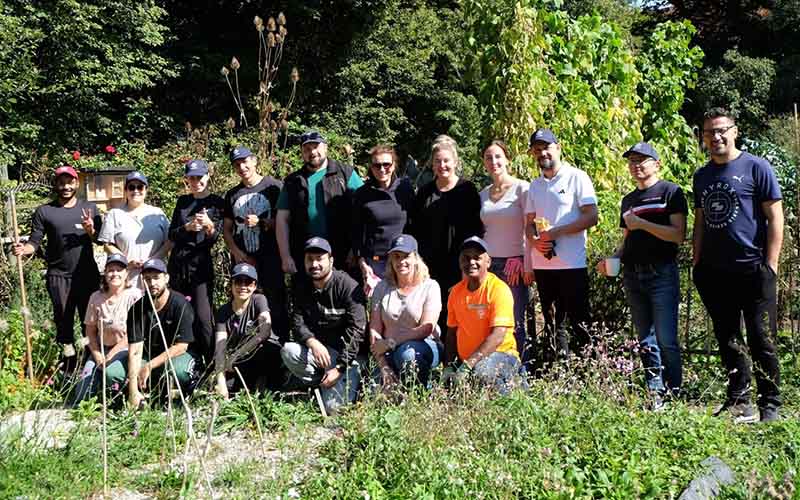 A photo of epay Germany team members at their 2024 Days of Caring activities