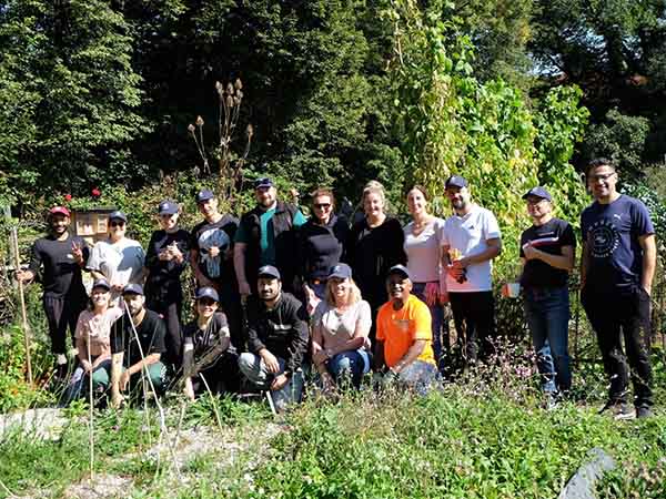 A photo of epay Germany team members at their 2024 Days of Caring activities